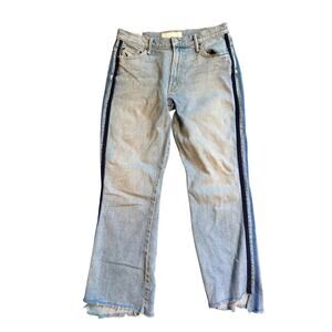Mother the insider crop step fray thanks again racer size 27